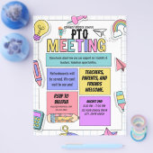Prospectus 21,6 Cm X 24,94 Cm PTO Meeting Flyer (Simple)