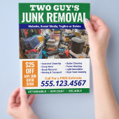 Prospectus 21,6 Cm X 24,94 Cm Publicité de suppression de junk (main)