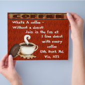 Prospectus 21,6 Cm X 24,94 Cm Quel café sans beignet ! (main)