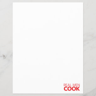 Prospectus 21,6 Cm X 24,94 Cm Real Men Cook