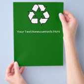 Prospectus 21,6 Cm X 24,94 Cm Recycler la circulaire (main)