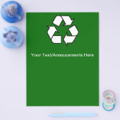 Prospectus 21,6 Cm X 24,94 Cm Recycler la circulaire (Simple)