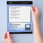 Prospectus 21,6 Cm X 24,94 Cm Réparation du technicien informatique (main)