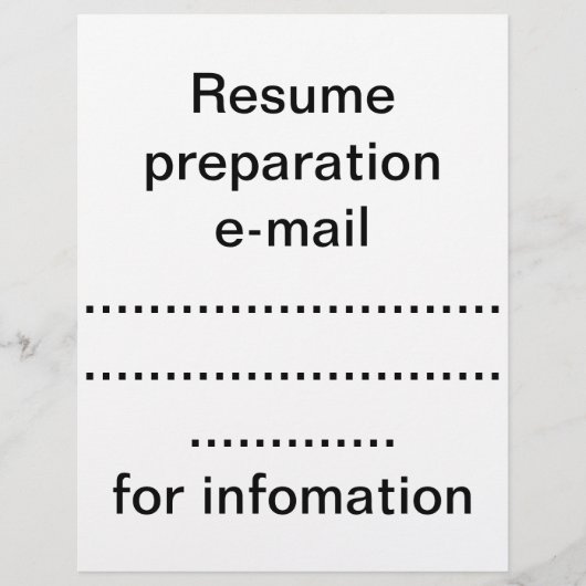 Prospectus 21,6 Cm X 24,94 Cm Reprendre la préparation (Devant)