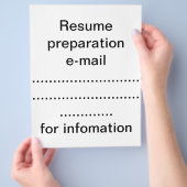 Prospectus 21,6 Cm X 24,94 Cm Reprendre la préparation (main)