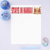 Prospectus 21,6 Cm X 24,94 Cm Reste à Hawaii (Simple)