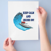 Prospectus 21,6 Cm X 24,94 Cm Restez Calme Et Croisière (main)
