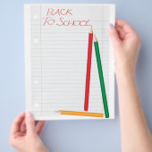 Prospectus 21,6 Cm X 24,94 Cm Retour À L'École (main)