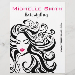 Prospectus 21,6 Cm X 24,94 Cm Retro Hairstyling marketing