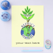 Prospectus 21,6 Cm X 24,94 Cm Réutiliser le cycle ReDuce (Simple)