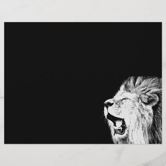 Prospectus 21,6 Cm X 24,94 Cm Roaring Lion (Devant)