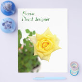 Prospectus 21,6 Cm X 24,94 Cm Rose jaune (Simple)