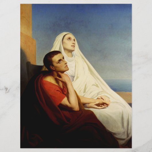 Prospectus 21,6 Cm X 24,94 Cm Saint Augustin et Saint Monica (Devant)
