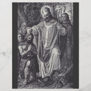 Prospectus 21,6 Cm X 24,94 Cm Saint Boniface Premier Apôtre de l'Allemagne