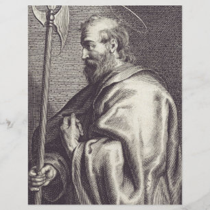 Prospectus 21,6 Cm X 24,94 Cm Saint Matthieu l'Évangéliste - Reproduction d'Art 