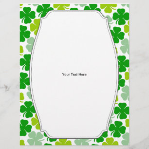 Prospectus 21,6 Cm X 24,94 Cm Saint Patrick, Shamrock irlandais