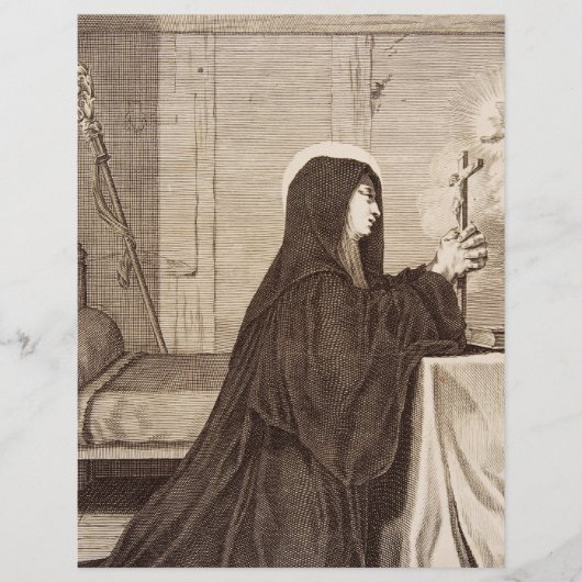 Prospectus 21,6 Cm X 24,94 Cm Saint Scholastica Patroness of school (Devant)