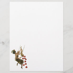 Prospectus 21,6 Cm X 24,94 Cm Saint Valentin victorien vintage, Dame sur une bal