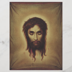 Prospectus 21,6 Cm X 24,94 Cm Saint visage de Jésus-Christ