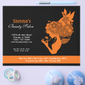 Prospectus 21,6 Cm X 24,94 Cm Salon de beauté (Orange) (Simple)