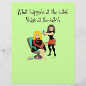 Prospectus 21,6 Cm X 24,94 Cm Salon de beauté Secrets (Devant)