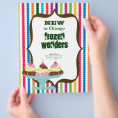 Prospectus 21,6 Cm X 24,94 Cm Salon de crème glacée (main)