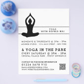 Prospectus 21,6 Cm X 24,94 Cm Sappart Modern Yoga Class Advertising Flyer (Simple)