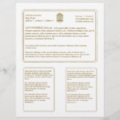 Prospectus 21,6 Cm X 24,94 Cm SAVONNERIE ~ Circulaire (Dos)