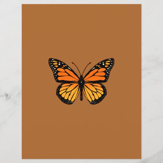 Prospectus 21,6 Cm X 24,94 Cm Sensation des papillons monarques (Devant)