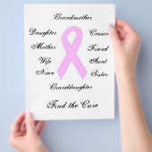 Prospectus 21,6 Cm X 24,94 Cm Sensibilisation au cancer du sein (main)