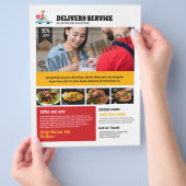 Prospectus 21,6 Cm X 24,94 Cm Service de livraison (main)