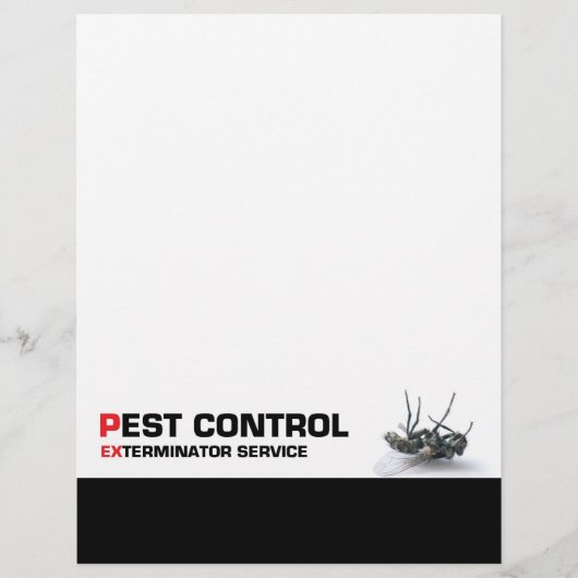 Prospectus 21,6 Cm X 24,94 Cm Service de lutte antiparasitaire (Devant)
