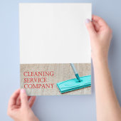 Prospectus 21,6 Cm X 24,94 Cm Service de nettoyage (main)