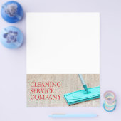 Prospectus 21,6 Cm X 24,94 Cm Service de nettoyage (Simple)