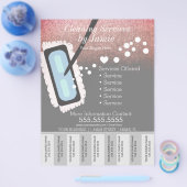 Prospectus 21,6 Cm X 24,94 Cm Services De Nettoyage Professionnel Élimination de (Simple)