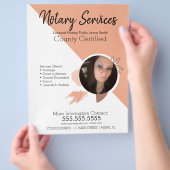 Prospectus 21,6 Cm X 24,94 Cm Services notaires publics Boho Photo Business (main)