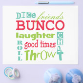 Prospectus 21,6 Cm X 24,94 Cm Set de table papier Bunco (Simple)