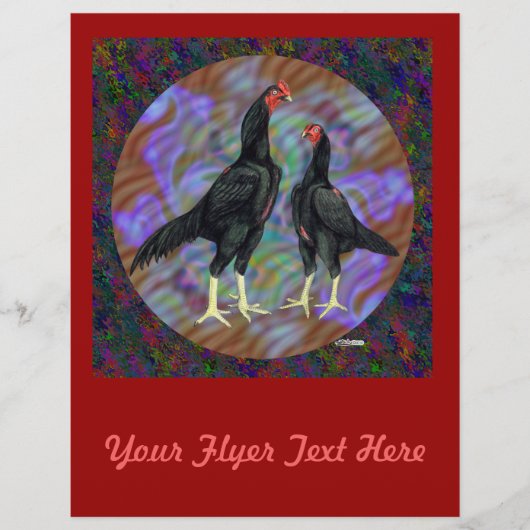 Prospectus 21,6 Cm X 24,94 Cm Shamo : paire noire (Devant)