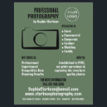 Prospectus 21,6 Cm X 24,94 Cm Simple Camera Icon, Photographer, Photography Hire<br><div class="desc">Simple Camera Icon,  Photographer,  Photography Hire Advertising Flyers By The Business Card Store.</div>