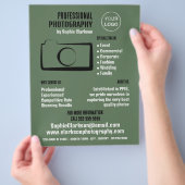 Prospectus 21,6 Cm X 24,94 Cm Simple Camera Icon, Photographer, Photography Hire (main)