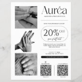 Prospectus 21,6 Cm X 24,94 Cm Simple Photo Nail Tech Beauté (Devant)