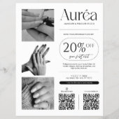 Prospectus 21,6 Cm X 24,94 Cm Simple Photo Nail Tech Beauté (Devant)