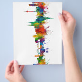 Prospectus 21,6 Cm X 24,94 Cm Skyline Allemagne de Cologne (main)