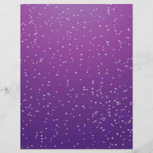 Prospectus 21,6 Cm X 24,94 Cm Soda au raisin avec fond d'art à bulles minuscules