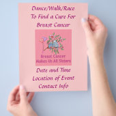 Prospectus 21,6 Cm X 24,94 Cm Soeurs du cancer du sein (main)