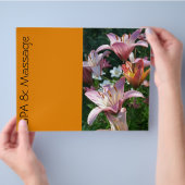 Prospectus 21,6 Cm X 24,94 Cm SPA et massage (main)