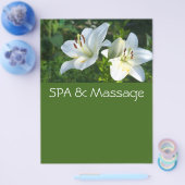 Prospectus 21,6 Cm X 24,94 Cm SPA et massage (Simple)