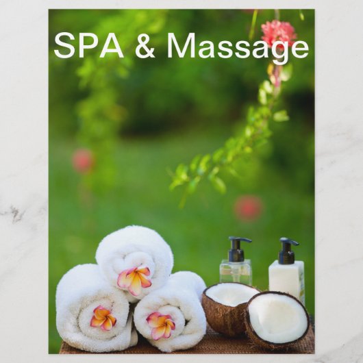 Prospectus 21,6 Cm X 24,94 Cm SPA set (Devant)