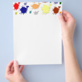 Prospectus 21,6 Cm X 24,94 Cm Splash Paint Flyer (main)