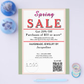 Prospectus 21,6 Cm X 24,94 Cm Spring Sale Sage Blush BACKSIDE Heart (Simple)